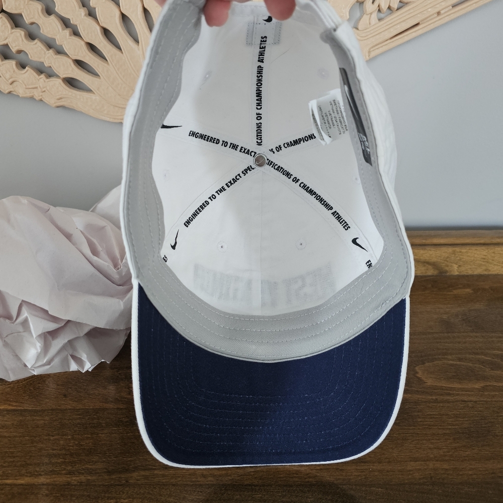 Nike On-Field West Virginia Mountaineers Adjustable Strapback Cap M/L - Picture 6 of 8